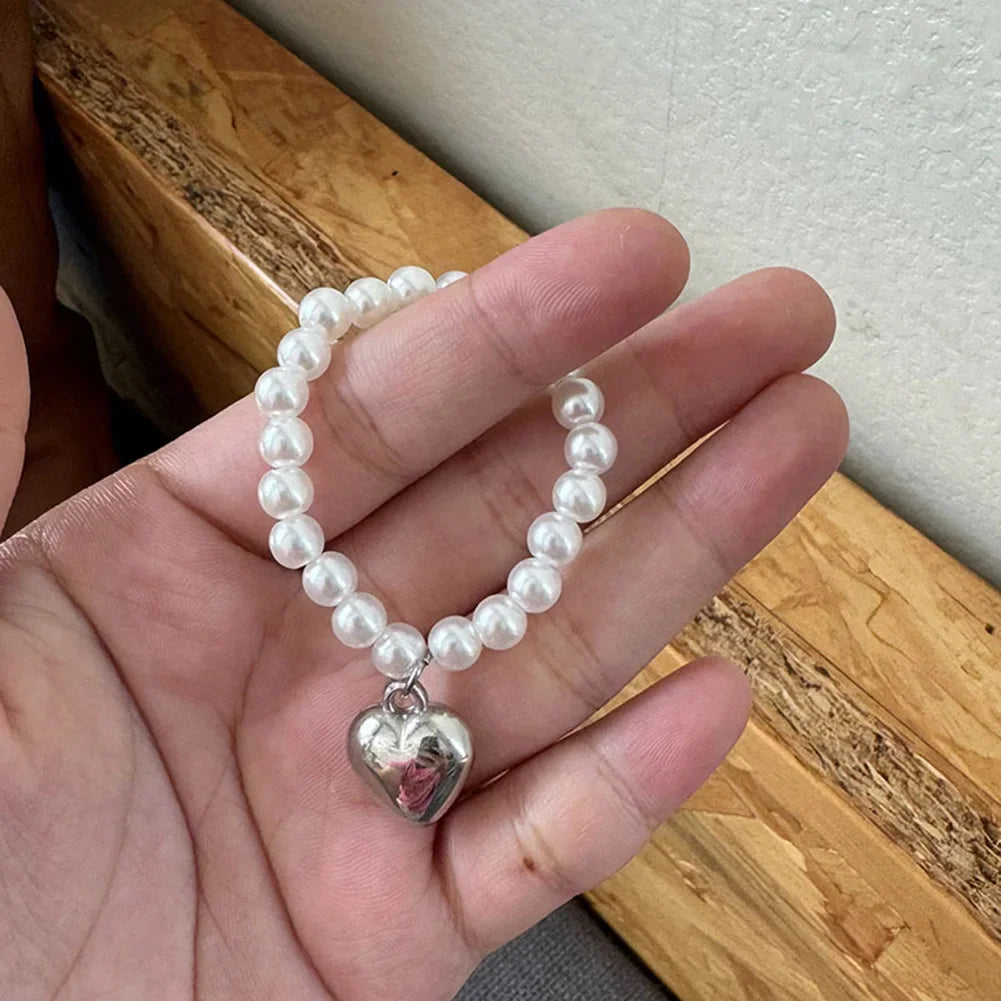 Labubu 4.0 Monsters Pin — Pearl Love Necklace Pendant for Mini Labubu Doll Accessories