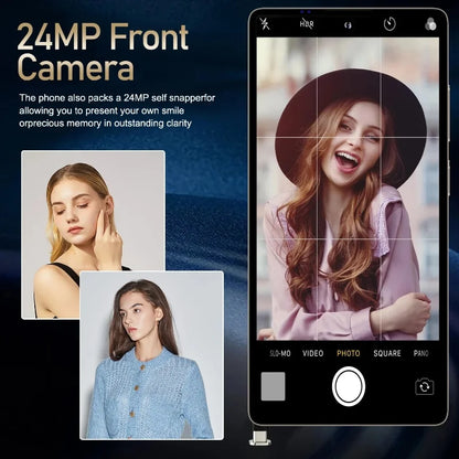 Global Vision S25 Ultra 5G Smartphone – Android 12, 8GB RAM, 512GB ROM, 6.8" 1920x1080 HD, Dual 24+48MP Cameras, 4/5G Mobile Phone
