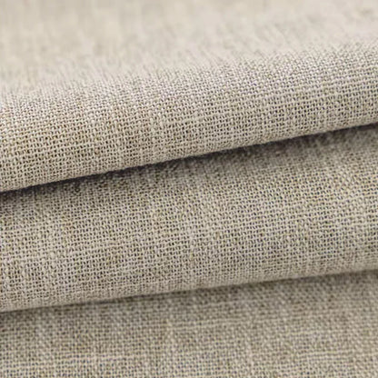 Asazal Linen Blackout Curtains – Luxury Modern Opaque Drapes for Living Room & Bedroom, Full Shading Window Decoration