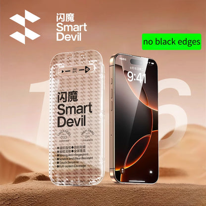 SmartDevil HD Privacy Screen Protector for iPhone 16 Pro/Pro Max – 1/2PCS Tempered Glass Film, No Black Edge