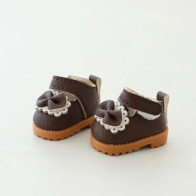 17cm LABUBU Cotton Doll Shoes - Casual Sports Footwear for Dolls, Accessories for Labubu Outfits (Only shoes)
