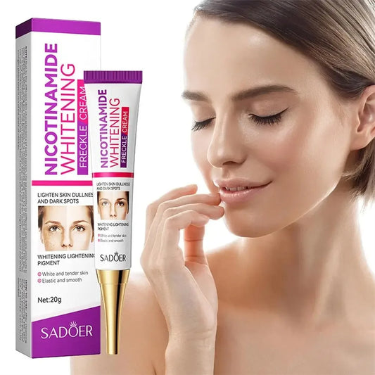 SADOER Nicotinamide Freckle & Dark Spot Cream – Melasma Removal Whitening Face Cream for Brightening & Moisturizing Skin Care