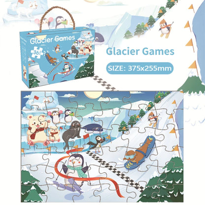 36PCS Large Piece Jigsaw Puzzle – Educational Paper Puzzle for Kids Ages 3–6