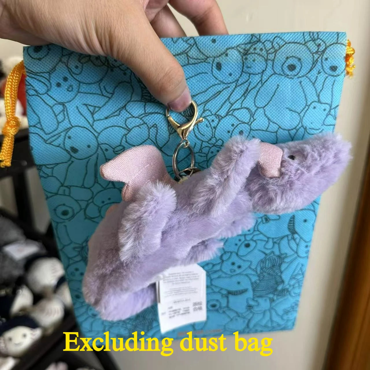 Cute Plush Bag Charm Keychain - Kawaii Soft Toy Pendant Birthday Gift for Girls