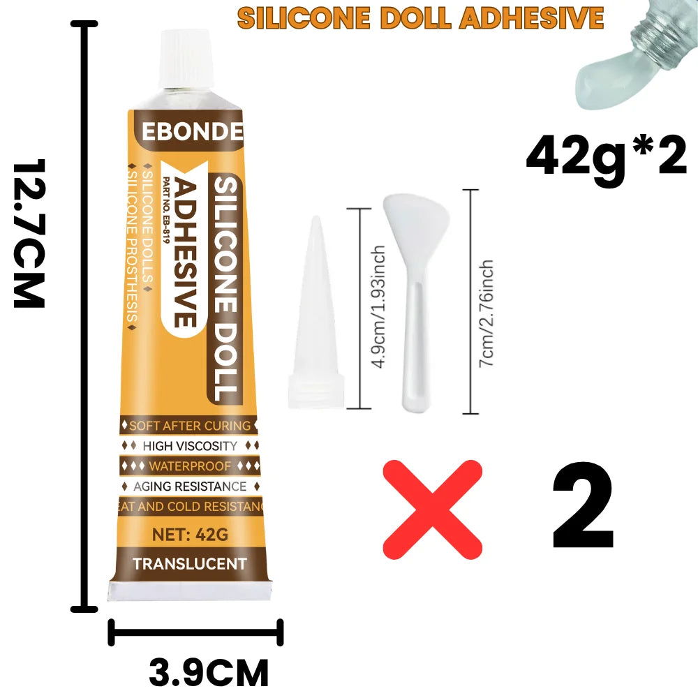 Strong Adhesive Glue - Multi-Surface Repair Glue for Silicone, Plastic, Metal, Glass, Dolls, Prosthetics, and Toys