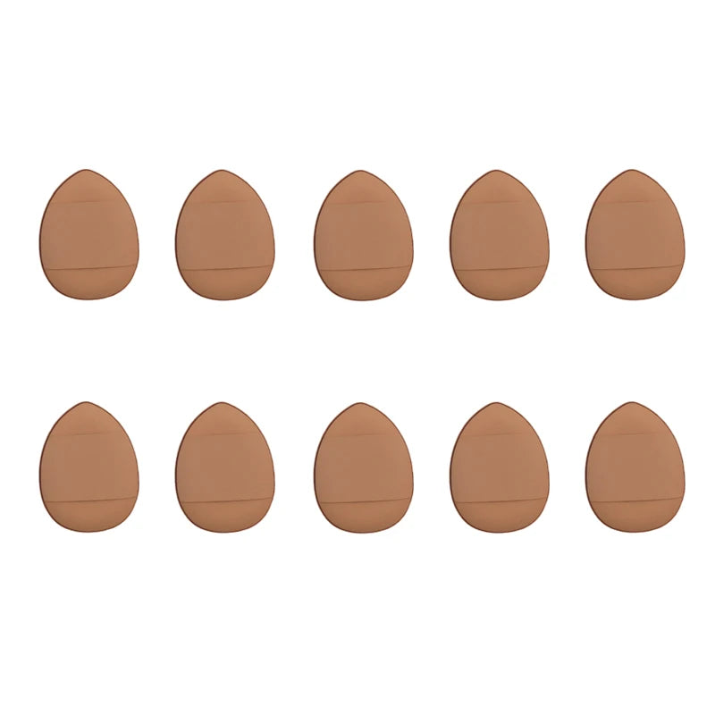 5/10Pcs Mini Finger Puff Foundation Sponge Set for BB Cream, Concealer & Powder - Makeup Applicator Tools