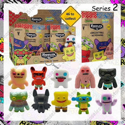 Original Fuggler Blind Bag Collectible Keyring — 6.5cm Funny Ugly Monster PVC Mini Figure