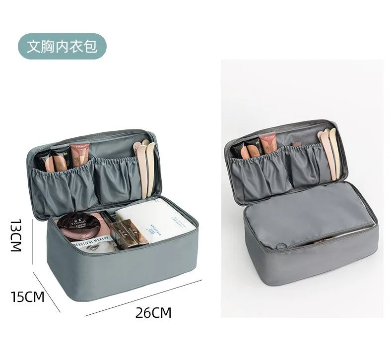 7/8/9/10-Pcs Travel Organizer Set — Portable Packing Cubes for Luggage, Clothes & Shoes, Foldable Storage Bags