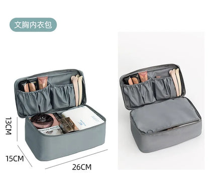 7/8/9/10-Pcs Travel Organizer Set — Portable Packing Cubes for Luggage, Clothes & Shoes, Foldable Storage Bags