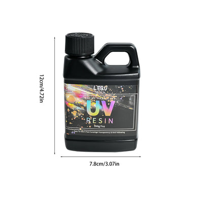500g/1000g UV Epoxy Resin – High Clarity Fast-Drying Hard Adhesive for Jewelry Making & DIY Craft Supplies