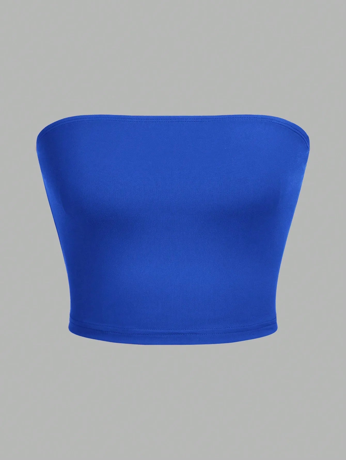 Women Strapless Crop Top - Sleeveless Navel Wrap Vest Party Outfit Fashion Clothing