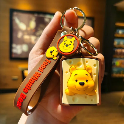 Kawaii Anime Disney Toy Story Keychain – Cartoon Doll Pendant Keyring for Kids, Personalized Gift
