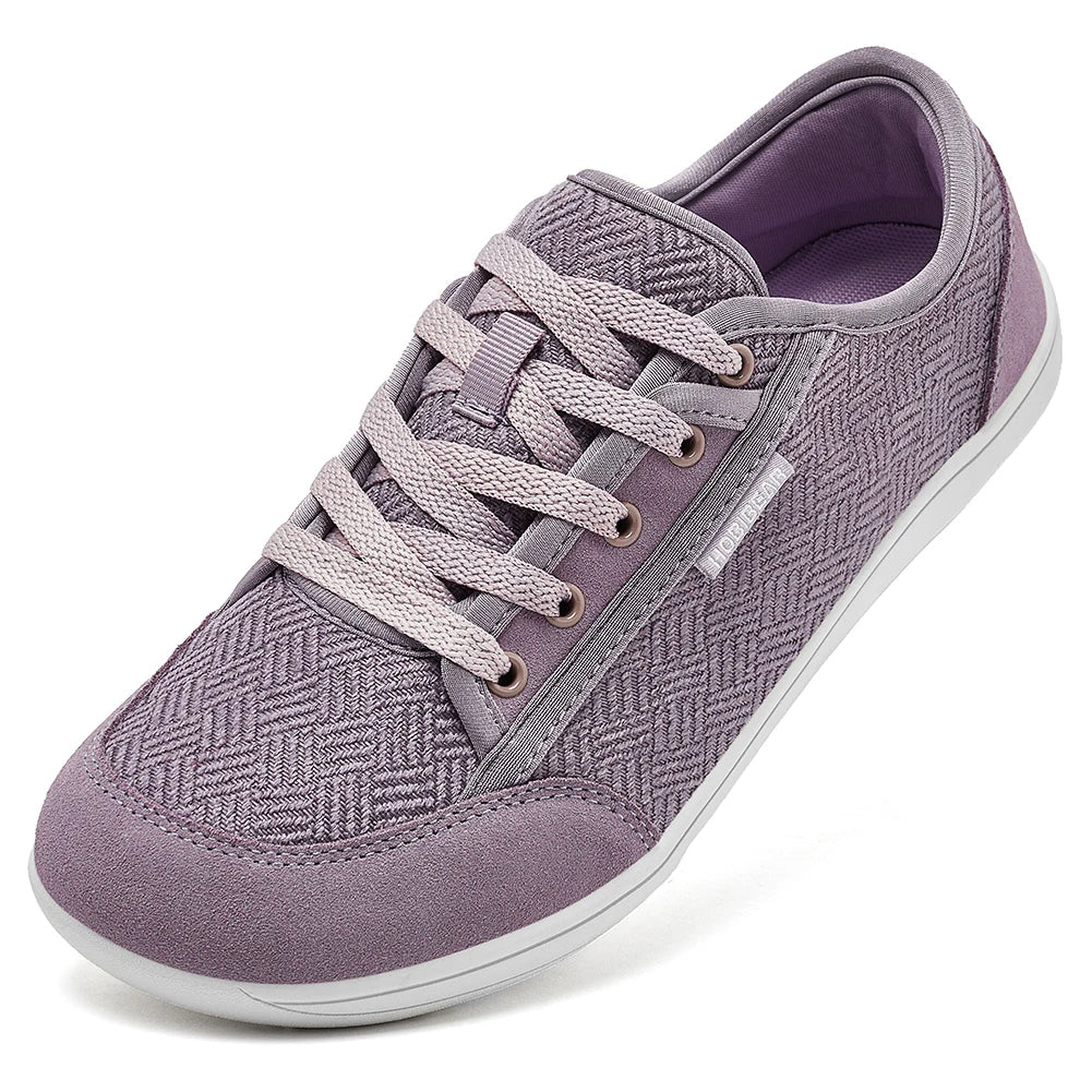 HOBIBEAR Barefoot Shoes for Men & Women | Zero Drop, Wide Toe Minimalist Cowhide Leather Sneakers