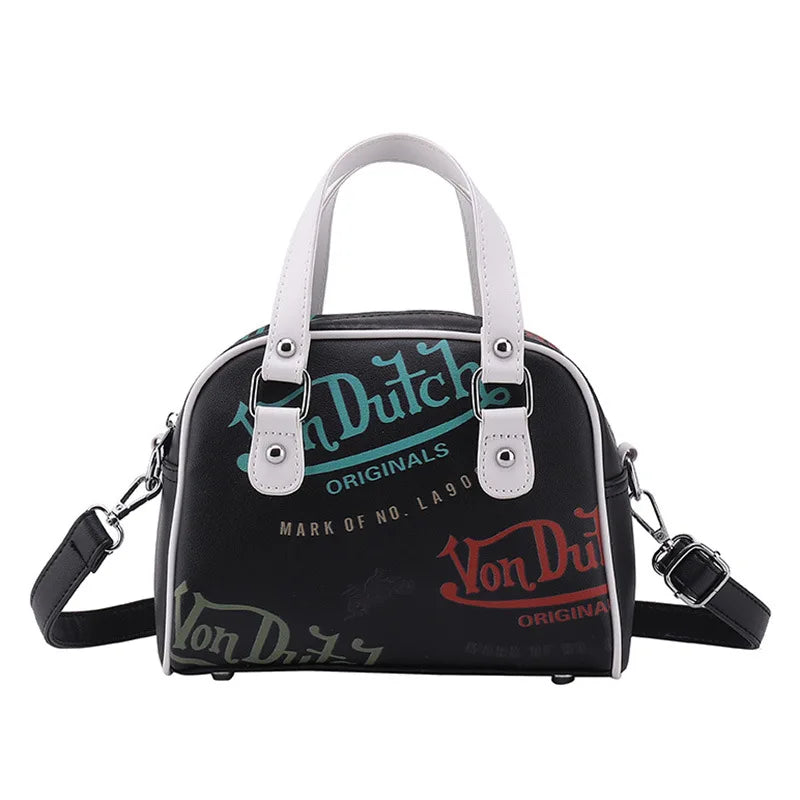 Large Capacity Crossbody Bag for Women - Retro Versatile Shoulder Purse Handbag