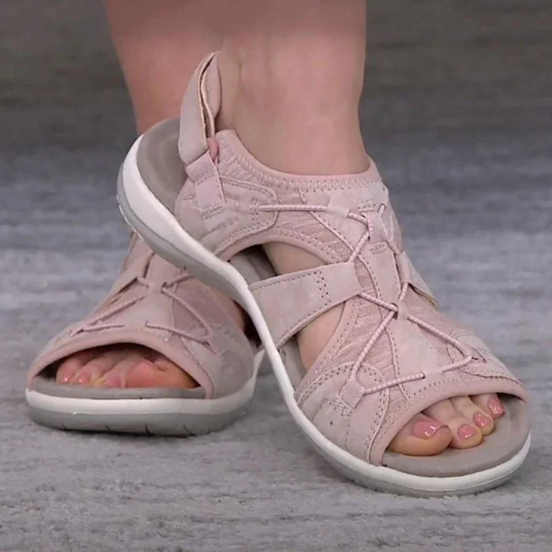 Women’s Custom Flat Sandals – Comfortable Casual Solid Color Beach Shoes, Summer 2025 Footwear
