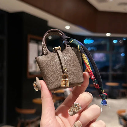 New Mini House Small Bag – Handheld Portable Bluetooth Earphone Bag, Zero Wallet, and Multifunctional Hand Rope Pouch