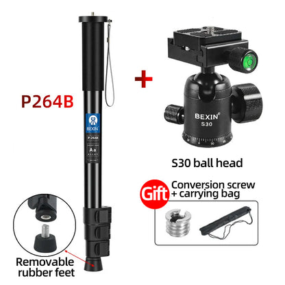 BEXIN Lightweight Aluminum Camera Monopod - DSLR Tripod Mount Adapter Support for Nikon Sony Cameras