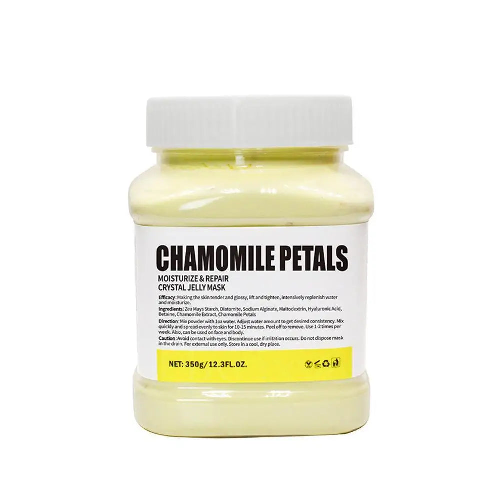 Rose Chamomile Hydrating Jelly Mask Powder – Pink Rose Petal Radiance Skincare Treatment 350g