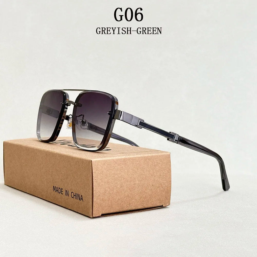 Luxury Square Sunglasses — Vintage Unisex Fashion Shades with UV Protection for Men & Women