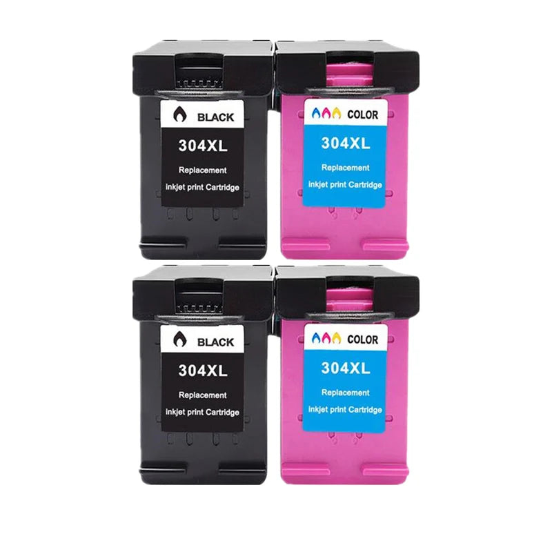ShinColor Remanufactured HP 304 & 304XL Ink Cartridge for HP ENVY 5020, 5030, 5032 & DeskJet 2620, 2630, 3730, 3750, 3760 Printers