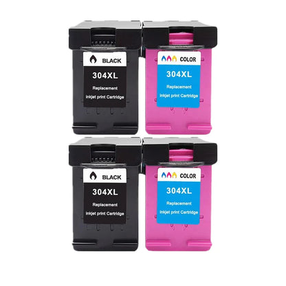 ShinColor Remanufactured HP 304 & 304XL Ink Cartridge for HP ENVY 5020, 5030, 5032 & DeskJet 2620, 2630, 3730, 3750, 3760 Printers
