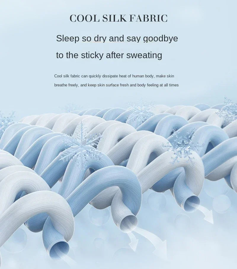 High-Quality Cooling Blanket – Smooth Air-Conditioning Comforter, Lightweight Summer Quilt with Double-Sided Cooling Fabric