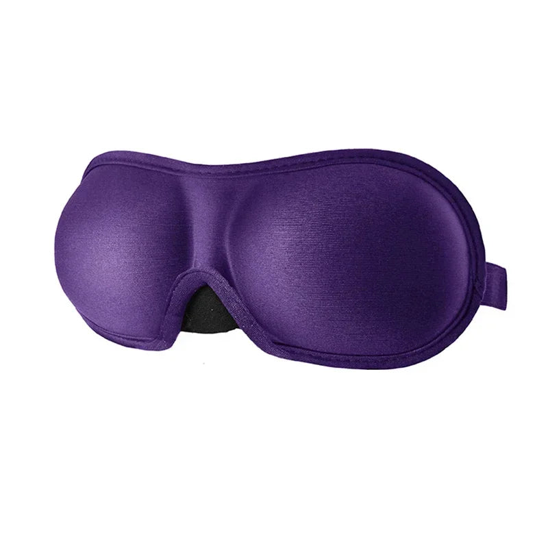 3D Sleep Mask for Eyes — Soft Travel Eye Shade, Light-Blocking Sleeping Aid, Breathable Night Eyepatch