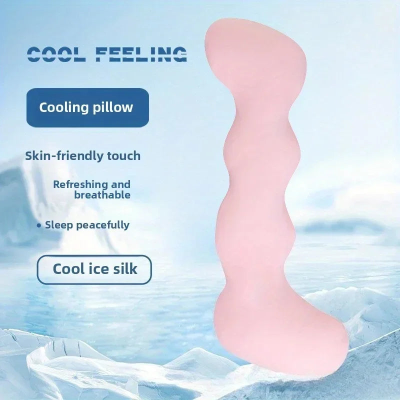 Ice Silk Cooling Body Pillow - Summer Sleeping & Leg Hugging Pillow for Women