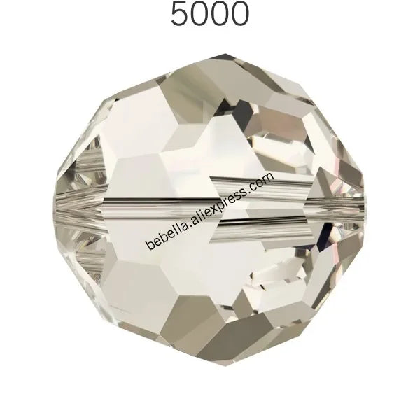 Austrian Crystal Round Beads - 5000pcs Genuine Rhinestone Beads for DIY Bracelet Jewelry Making