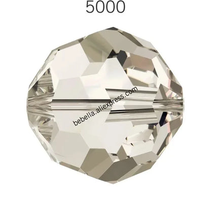 Austrian Crystal Round Beads - 5000pcs Genuine Rhinestone Beads for DIY Bracelet Jewelry Making