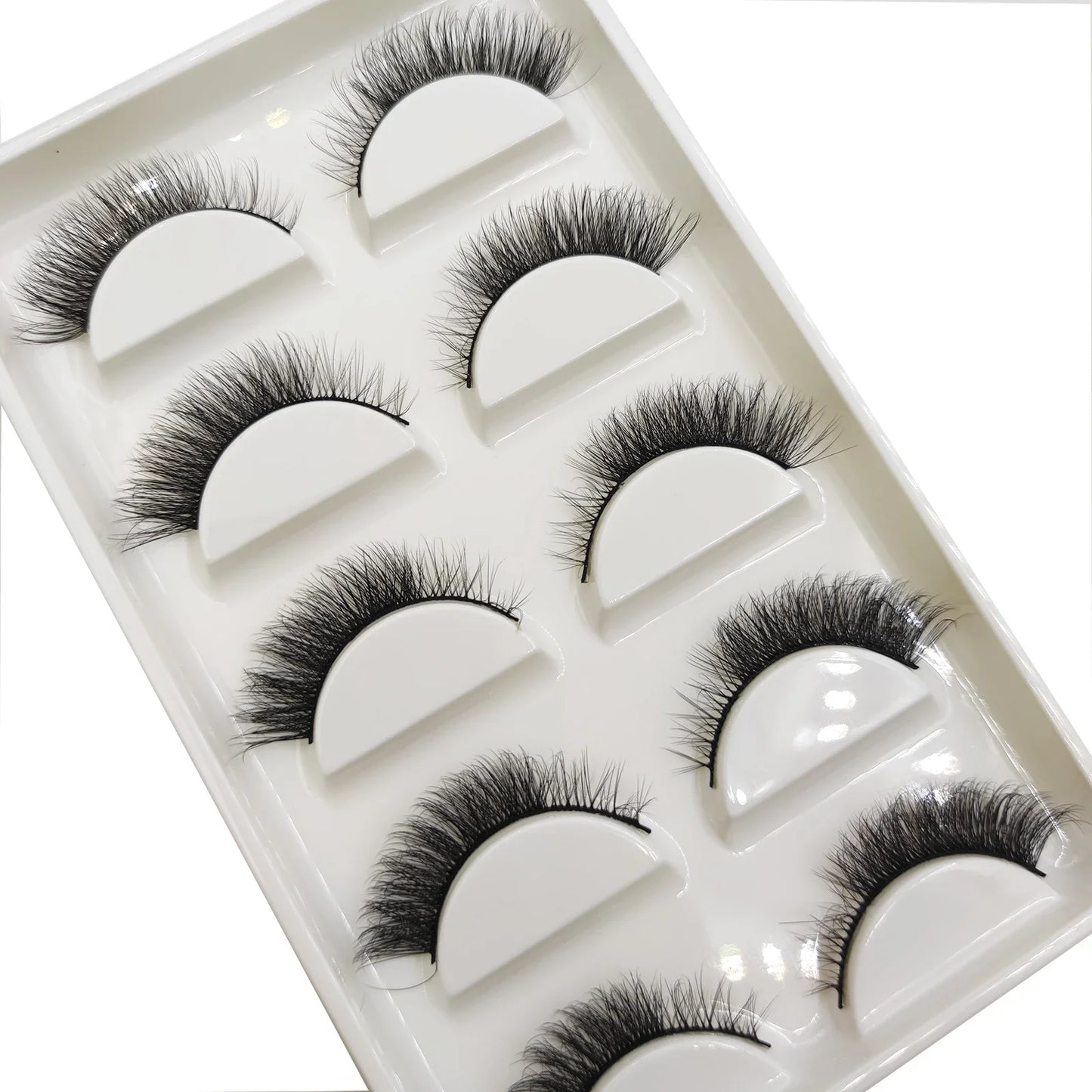 38 Styles 5 Pairs 3D Mink False Eyelashes – Natural Fake Lashes Makeup Beauty Tools