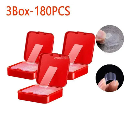 Double-Sided Nano Adhesive Tape – Reusable Super Strong Transparent Waterproof Wall Mount Stickers for Home & Office Use
