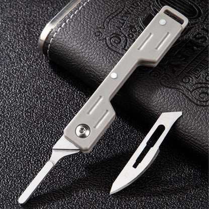Mini Folding Scalpel Knife – Precision EDC Pocket Knife for Medical, Outdoor, and Unpacking Tasks