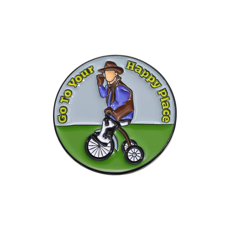 Magnetic Golf Hat Clip with Ball Marker - Electroplated Golf Marker and Training Accessory for Kids, Boys, Girls, and Golf Gifts
