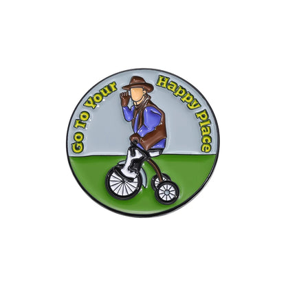 Magnetic Golf Hat Clip with Ball Marker - Electroplated Golf Marker and Training Accessory for Kids, Boys, Girls, and Golf Gifts