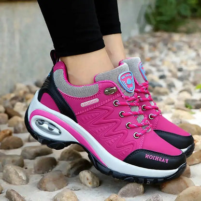 Women’s Sports Shoes – Platform Sneakers, Non-Slip Hiking & Running Shoes, Casual Low Top Footwear for Outdoor Activities