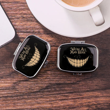 Funny Cat Pill Box - Portable Sealed Mini Medicine Organizer & Compact Storage Case