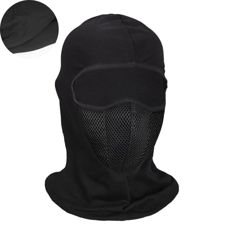 Breathable Motorcycle Balaclava – Full Face Skullies Cap for Motocross, Moto Riding & Helmet Use
