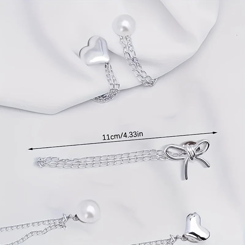 Women’s Butterfly Clothing Clips - Adjustable Sleeve Shortening & Fashion Fixing Accessories for Shirts, Dresses & Pants