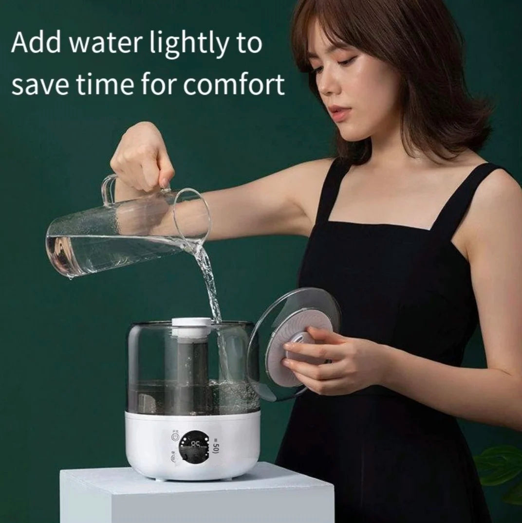 CK2 3L Large Capacity Air Humidifier – Silent Household Aroma Diffuser with Remote Control, Timer & Plant Mist Function