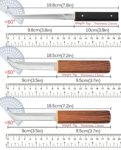 2024 Forged Stainless Steel Boning Knife - Mongolian Meat Cleaver with Cover for Lamb, Steak & Fruit | Kitchen Hand Knife