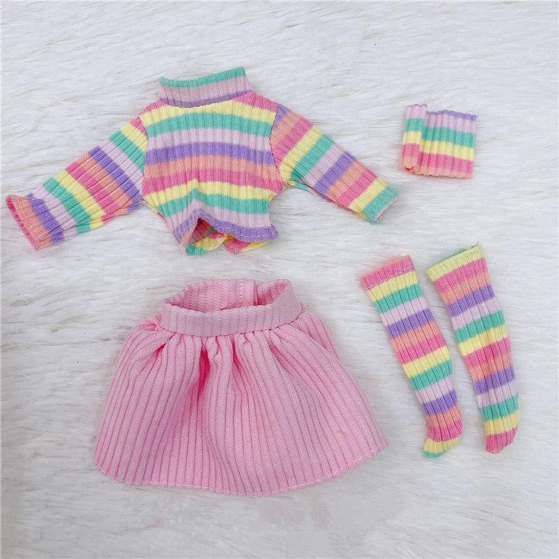 Clothes for 30cm 1/6 BJD Dolls – DIY Dress-Up Suit & Accessories for Girls’ Dolls (Check Size Chart)