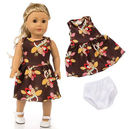 18-Inch American Girl Doll Clothes – Coat, Tights & Pants Outfit for Newborn & Baby Dolls