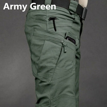 Men's Tactical Cargo Pants - 6XL Plus Size Waterproof Multi-Pocket Outdoor Hiking & Fishing Trousers