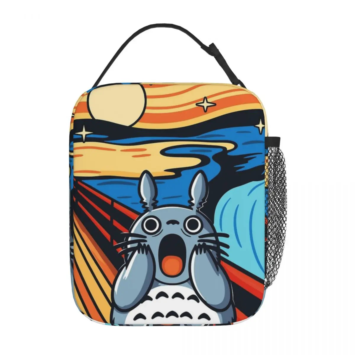 Totoro Miyazaki Anime Insulated Lunch Tote Bag – Portable Thermal Cooler for School & Office