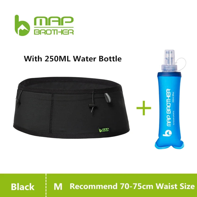 MAP BROTHER W1001 Woven Elastic Sports Waist Bag – Running, Triathlon, Marathon & Cycling Number Belt Pack