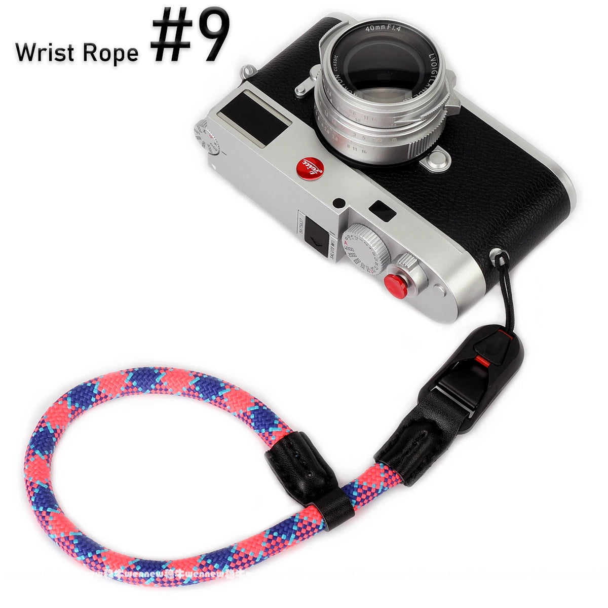 Nylon Rope Sling Quick Release Camera Strap – Wrist & Neck Shoulder Strap for Fujifilm, Sony, Nikon, Canon & Leica Mirrorless Cameras