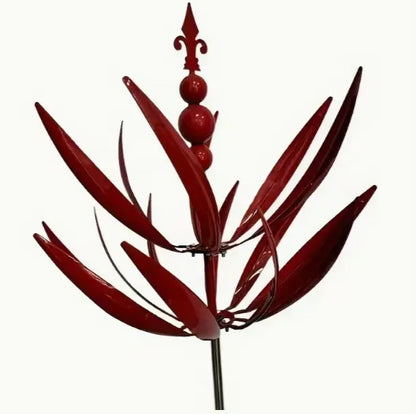 Outdoor Metal Wind Spinner – Rotating Windmill Garden Decoration & Yard Art