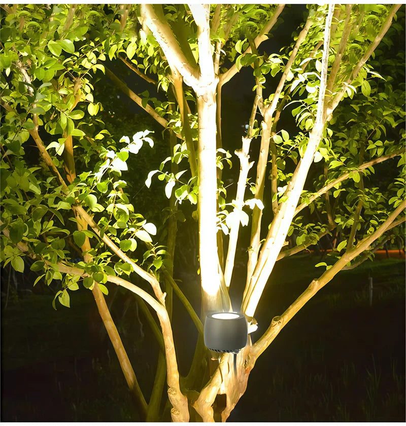 COB LED Garden Spotlight - 10W 20W 30W Outdoor Landscape Path & Yard Lighting