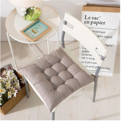 2pcs Thick Comfortable Chair Cushion - Non-Slip Seat Pad for Home Office & Dining Chairs